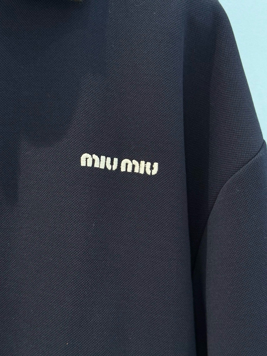Sweaters- Miu M Zip Jumper Luxury Designer Knit Sweater