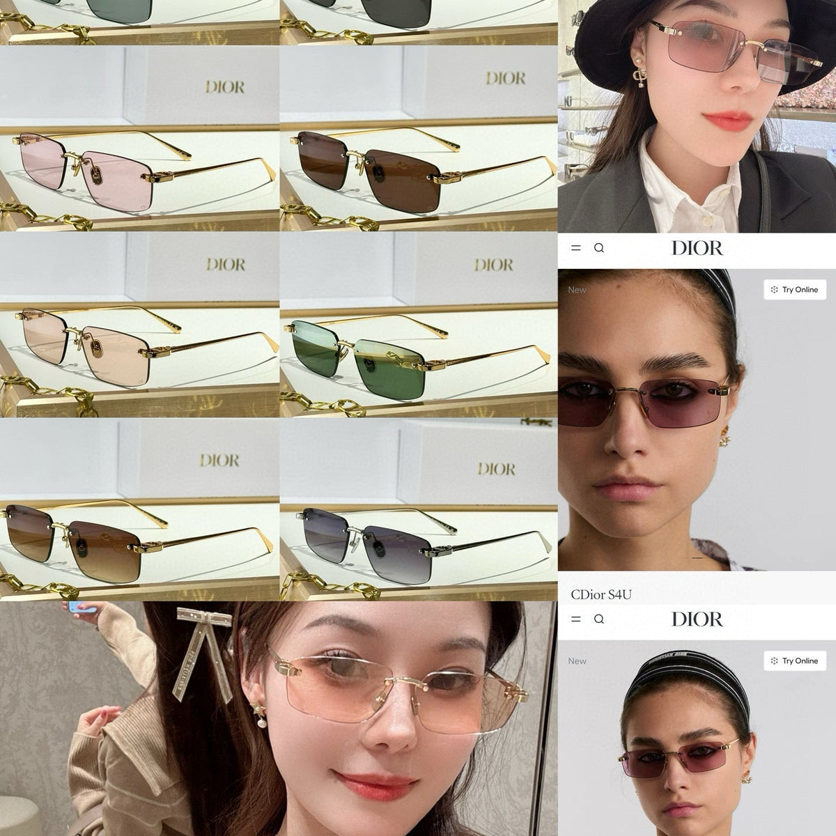 Dior Sunglasses- Dior Sunglasses Premium Fashion Designer Sunglasses