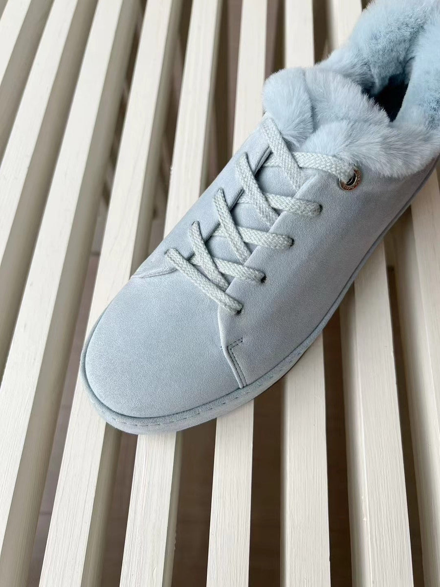 Shoes- Loro P Fur Nuages Sneakers Comfortable Everyday Designer Shoes