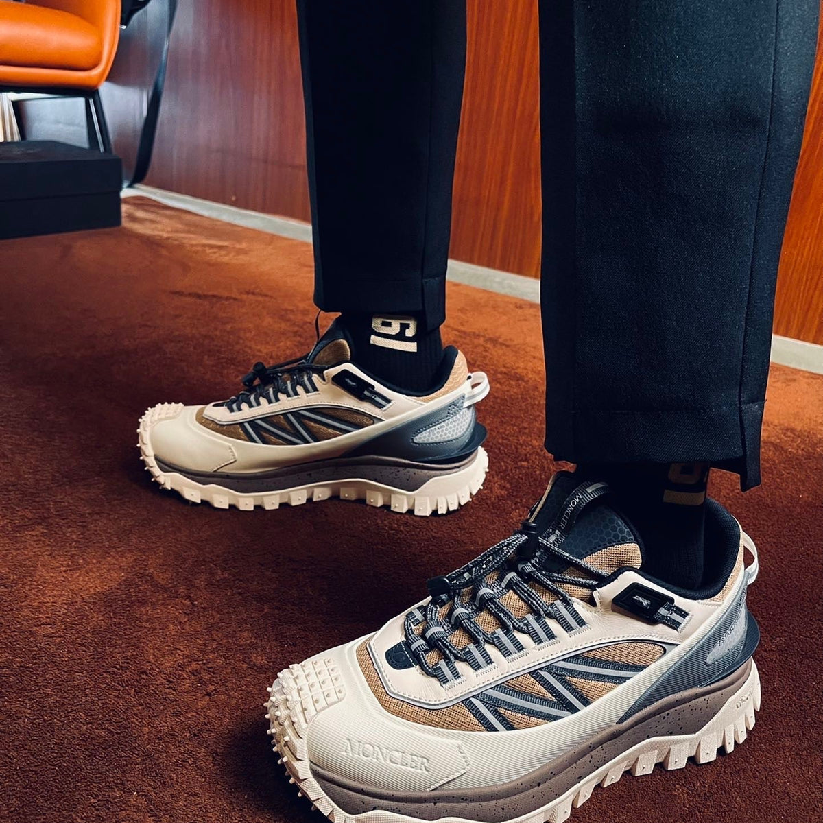 Shoes- Monc Trainers Comfortable Everyday Designer Shoes