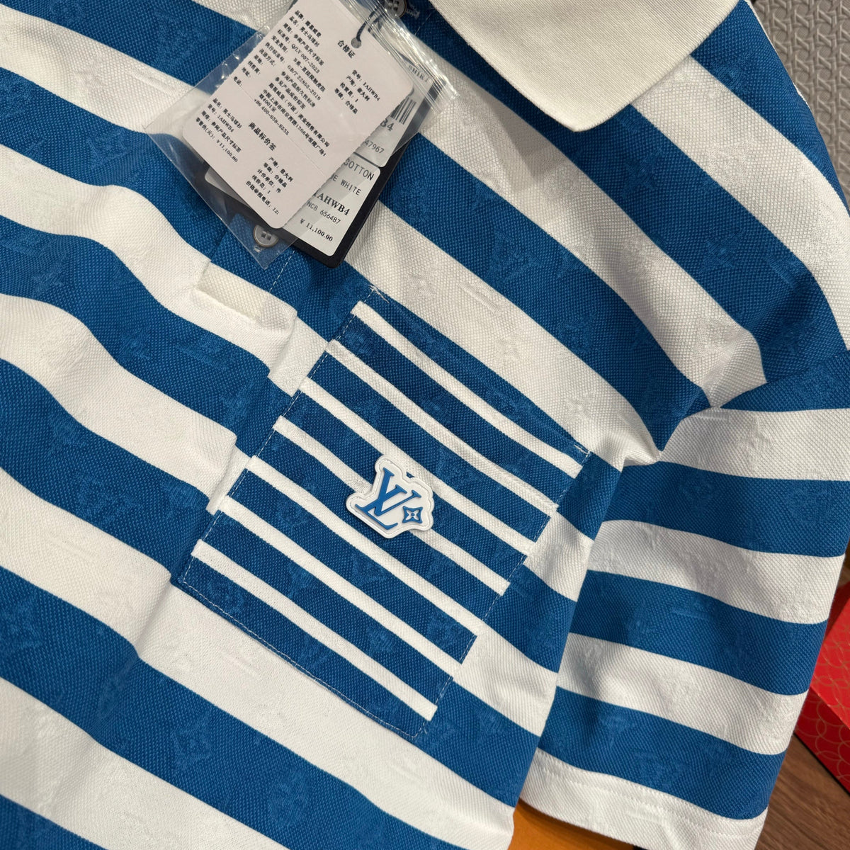 Louis Vuitton Polo Shirts- Louis Vuitton Lou Polo Shirt Classic Designer Cotton Polo Shirt