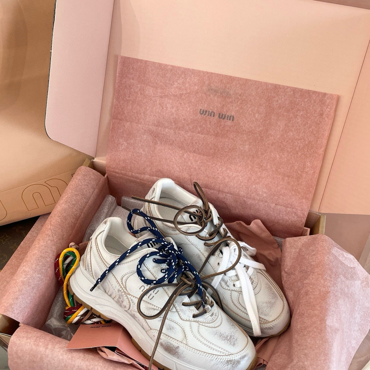 Shoes- Miu M Trainers Luxury Lifestyle Designer Footwear