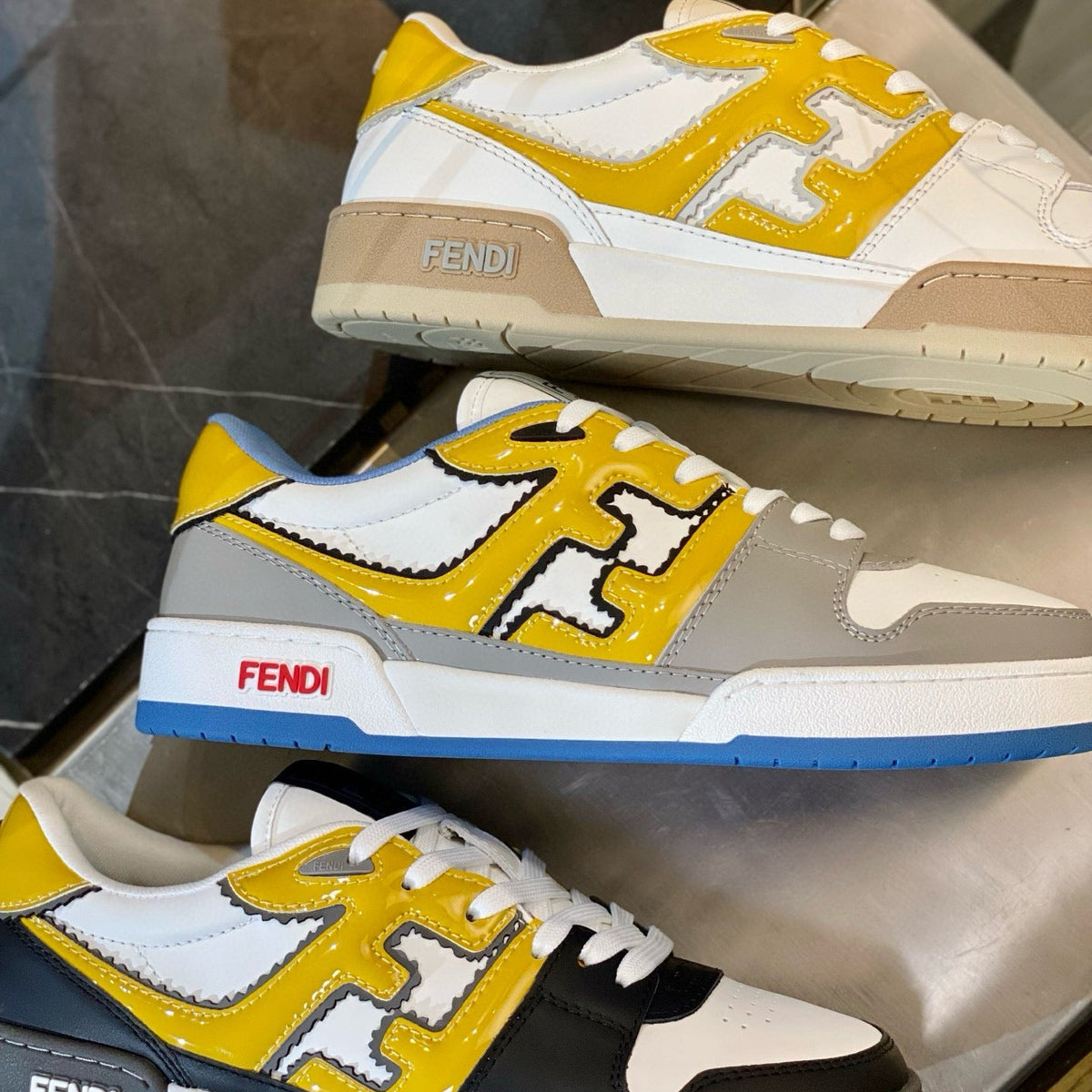 Shoes- Fen Match Sneaker Luxury Lifestyle Designer Footwear