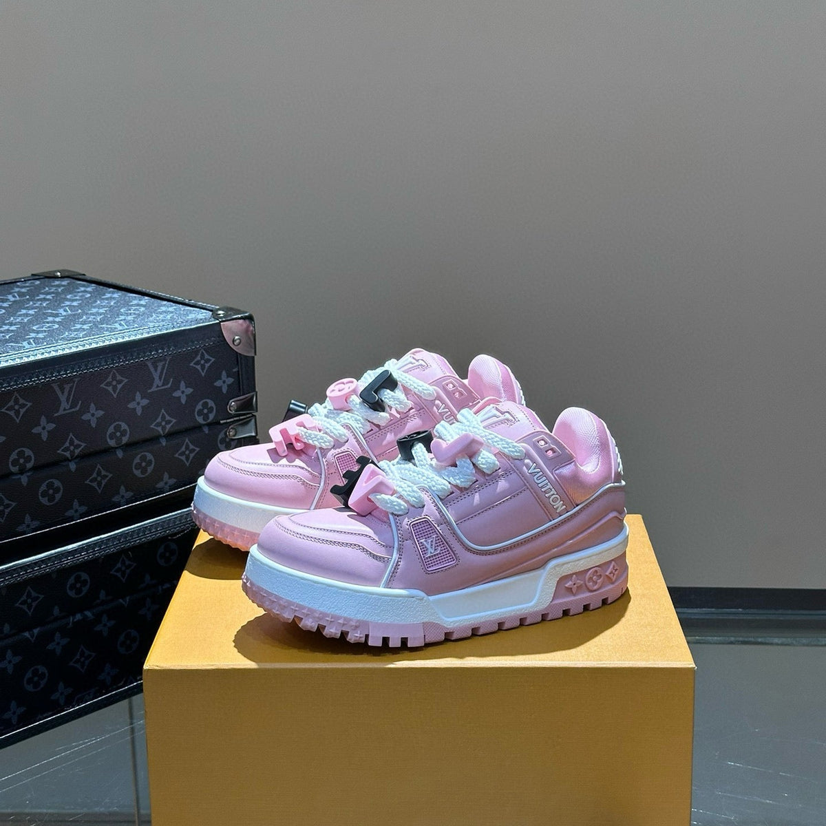 Louis Vuitton Shoes- Louis Vuitton Lou Trainers Comfortable Everyday Designer Shoes