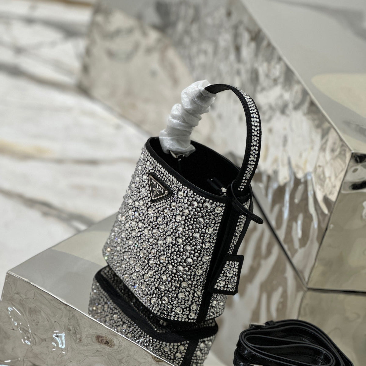 Bags- Pd Panier Satin Bag Luxury Designer Leather Handbag