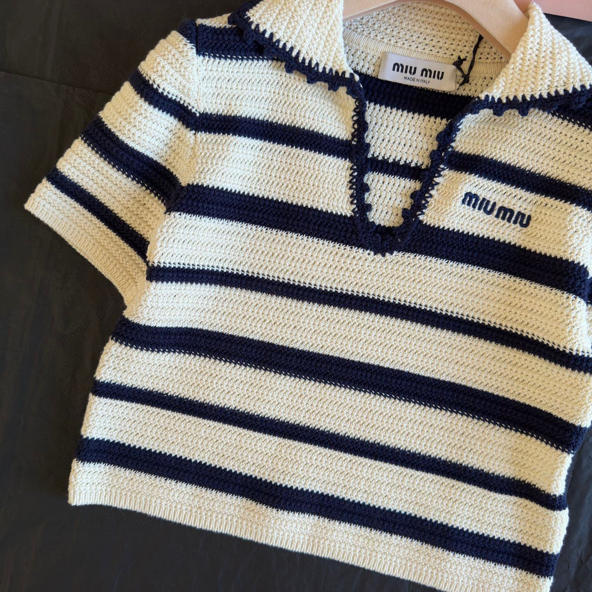 Tops- Miu M Top Premium Designer Casual Top