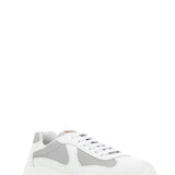 Prada premium sneakers detail and craftsmanship close-up