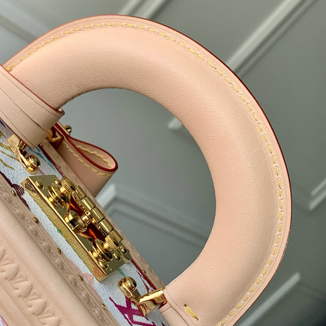 Louis Vuitton Bags- Louis Vuitton Lou x Murakami Petite Valise Bag Luxury Designer Leather Handbag