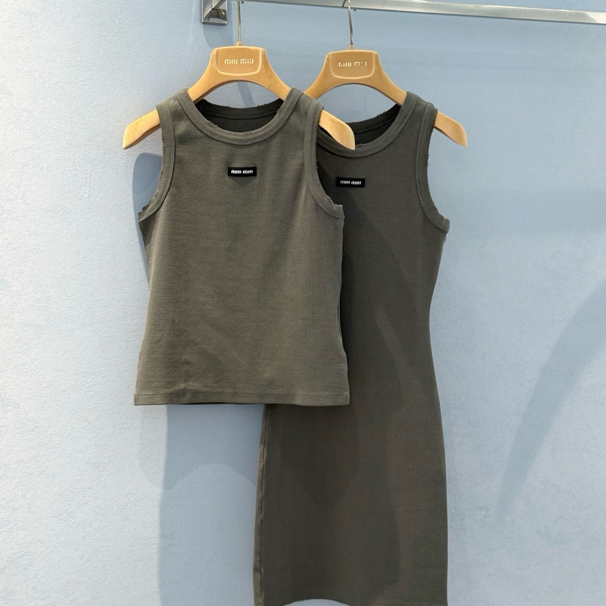 Tops- Miu M Tank Top Premium Designer Casual Top
