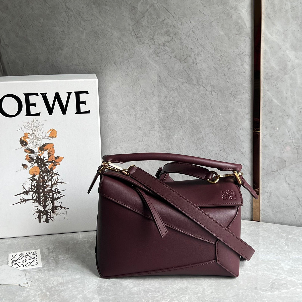 Bags- Loew Small Puzzle Edge Bag Premium Designer Shoulder Bag