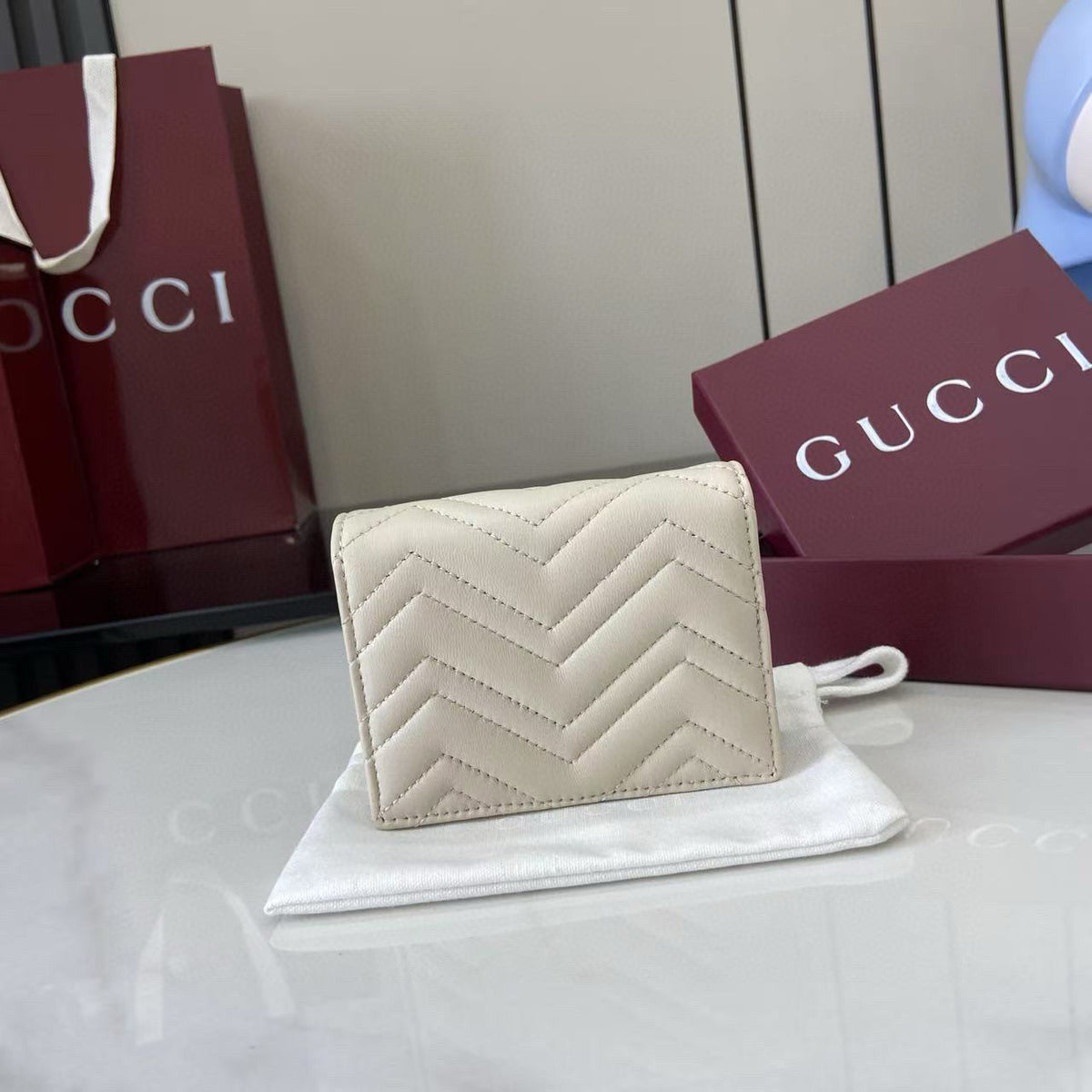 Gucci Wallets- Gucci Marmont Small Wallet Compact Luxury Card Wallet