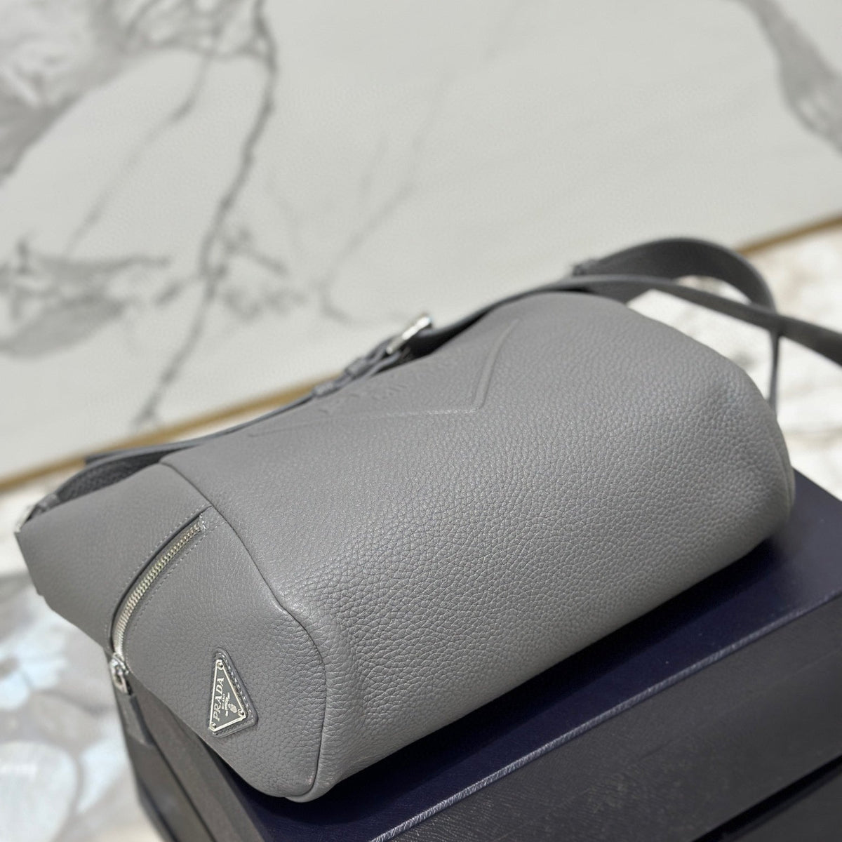 Bags- Pd Leather Bag With Shoulder Strap Elegant Everyday Designer Handbag