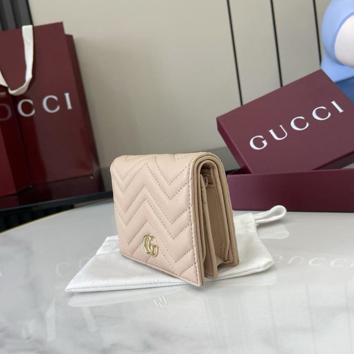 Gucci Wallets- Gucci Marmont Small Wallet Elegant Everyday Leather Wallet