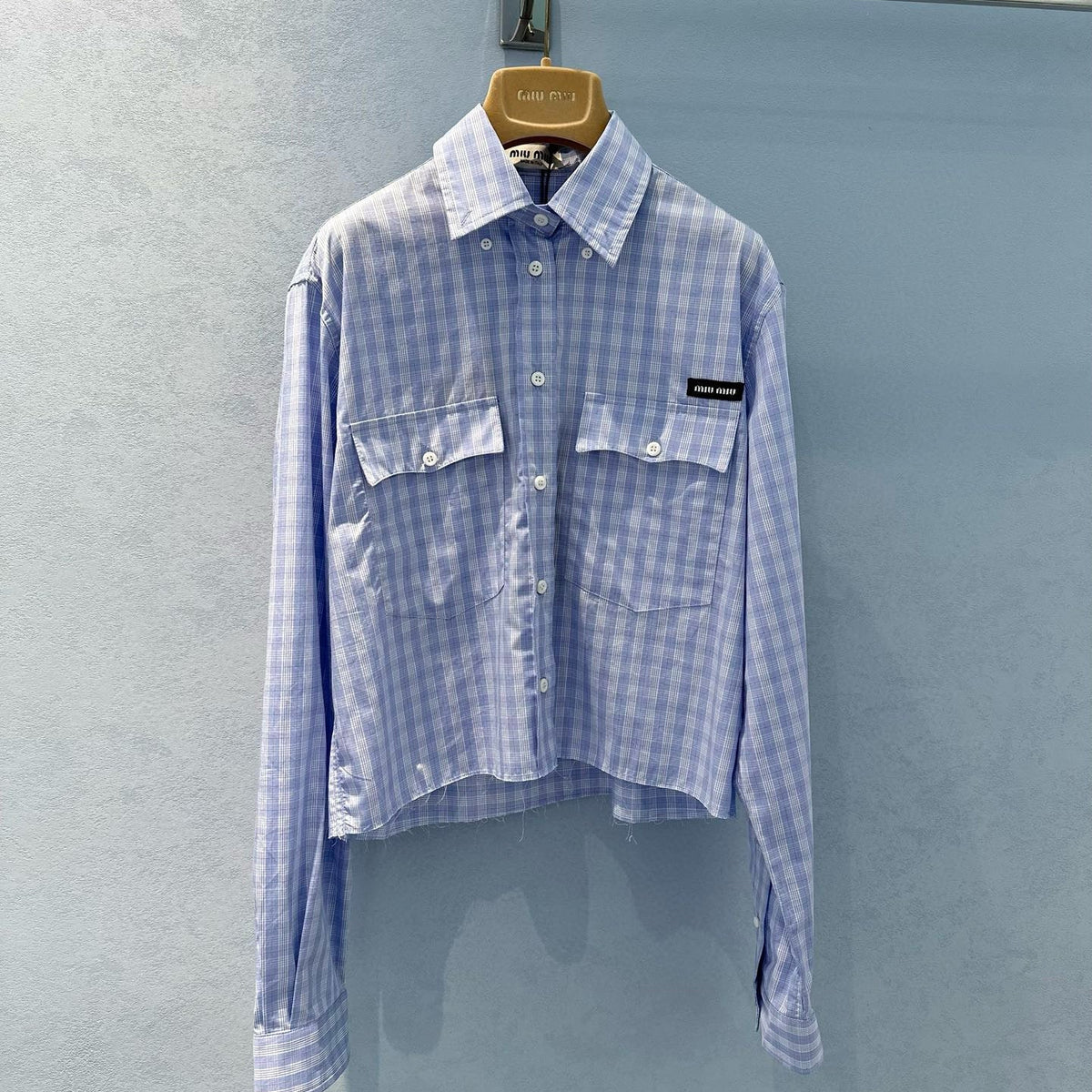 Tops- Miu M Shirt Elegant Everyday Designer Top
