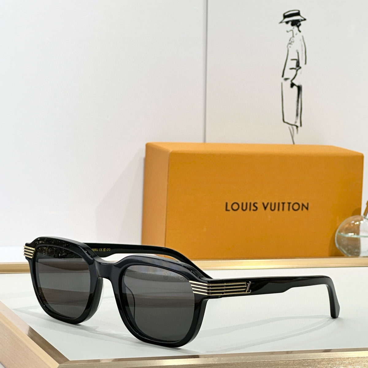 Louis Vuitton Sunglasses- Louis Vuitton Lou Sunglasses Luxury Designer UV Sunglasses