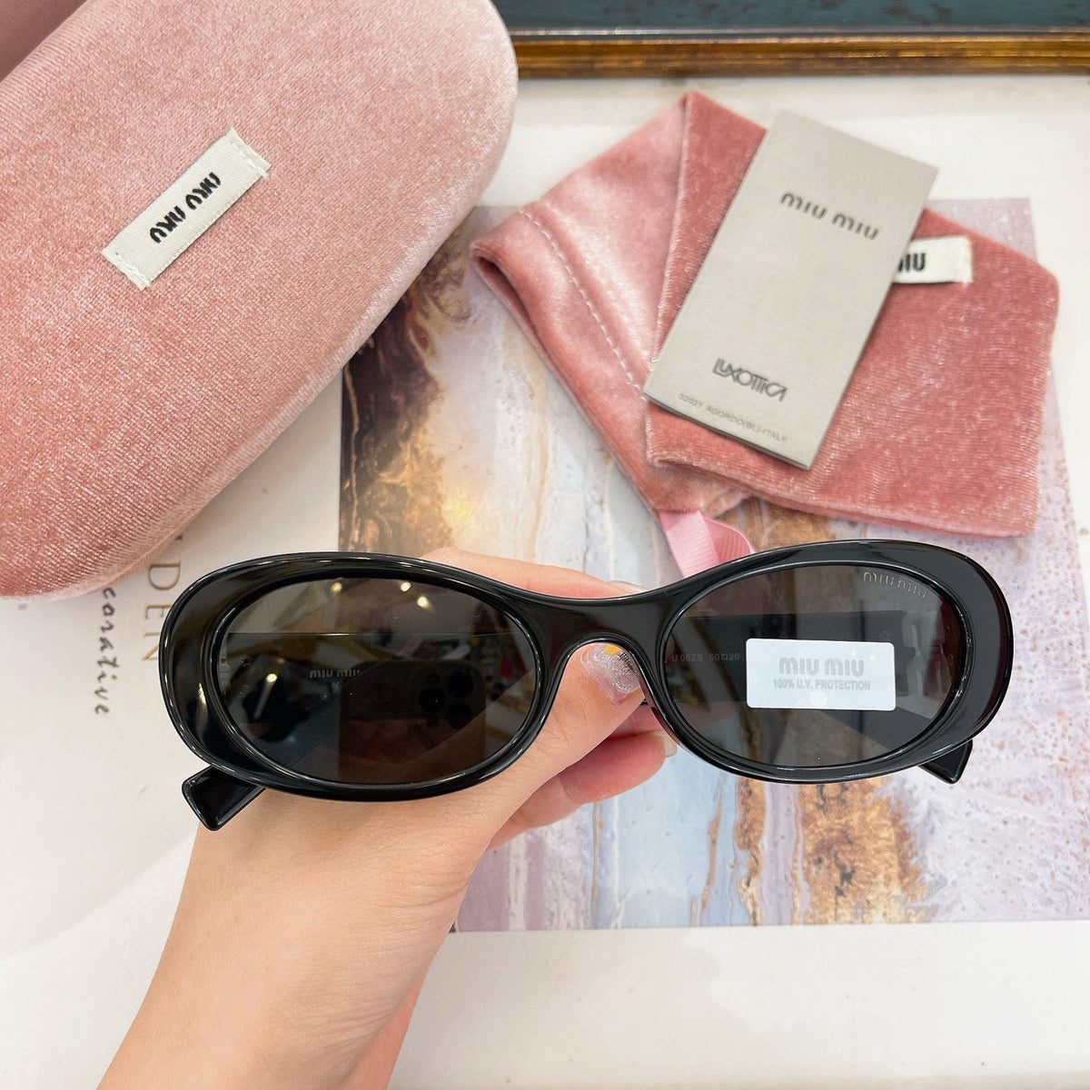 Sunglasses- Miu M Sunglasses Luxury Designer UV Sunglasses