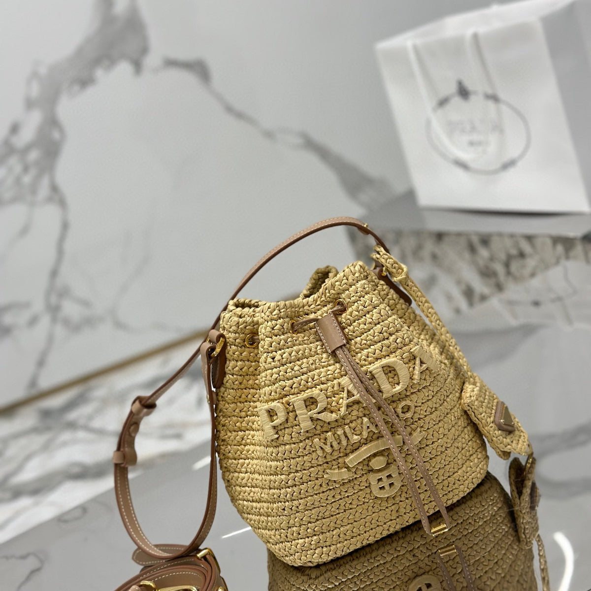 Bags- Pd Crochet Mini Bucket Bag Elegant Everyday Designer Handbag