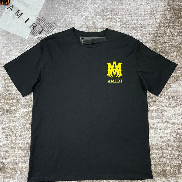 Close-up of Amiri t-shirt craftsmanship
