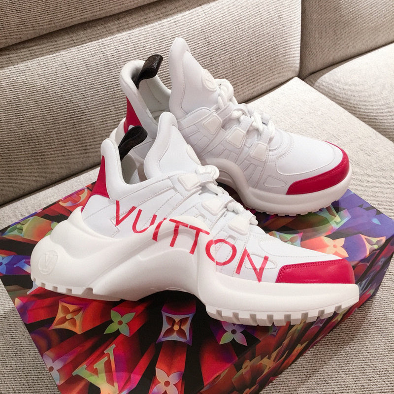 Louis Vuitton shoes front view designer style