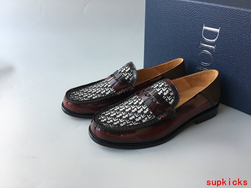 Dior Burgundy Slingback Heels - Close-Up Texture View