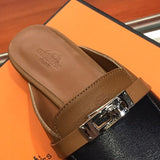 Hermès White Chunky Platform Sneakers - Angled View
