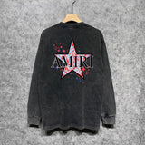 Amiri designer hoodie full view