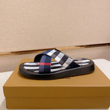 Burberry Chocolate Brown Low-Top Sneakers - Front View