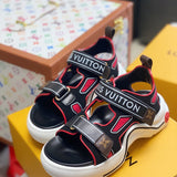 Louis Vuitton luxury shoes detail shot