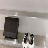 Saint Laurent luxury shoes detail shot