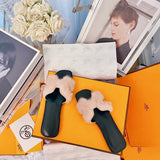 Hermes shoes Style 338 - top view showing design (alternate angle)