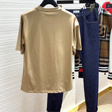 Burberry t-shirt front view designer style