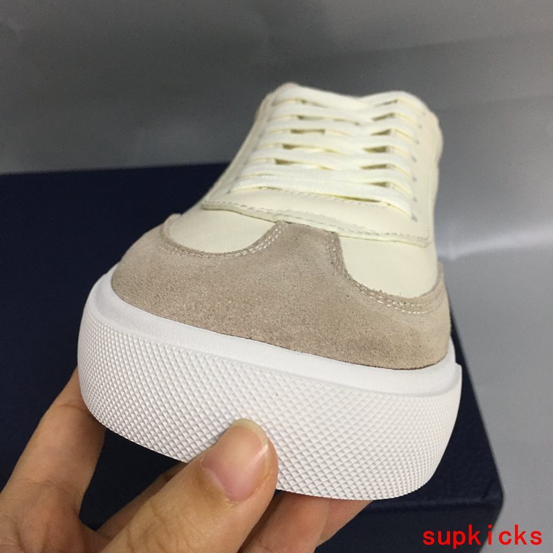 Dior Burgundy High-Top Sneakers - Close-Up Texture View