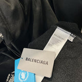 Close-up of Balenciaga designer clothing craftsmanship
