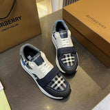 Burberry Black Loafer Flats - Close-Up Texture View