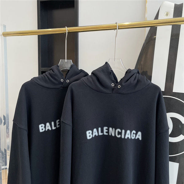 Close-up of Balenciaga designer clothing craftsmanship