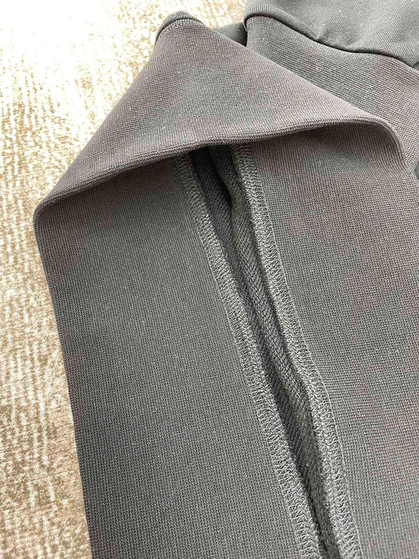 Close-up of Amiri hoodie craftsmanship