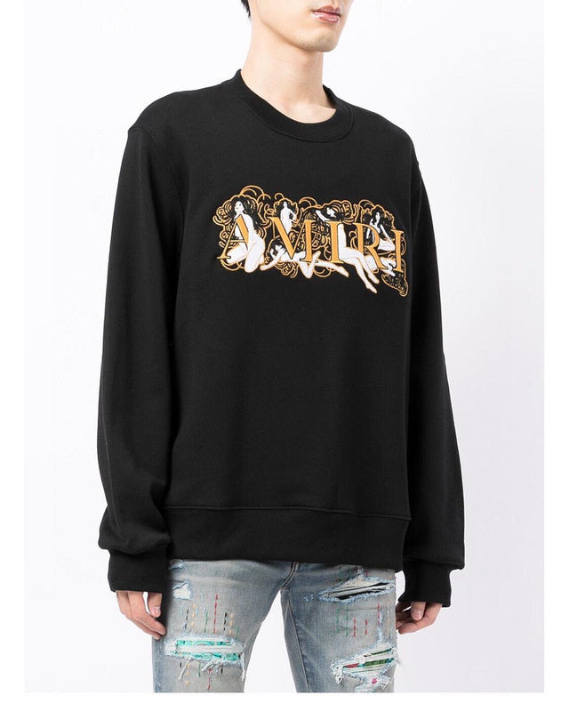 Amiri luxury hoodie detail shot