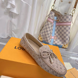 Louis Vuitton White Low-Top Sneakers - Studio Shot