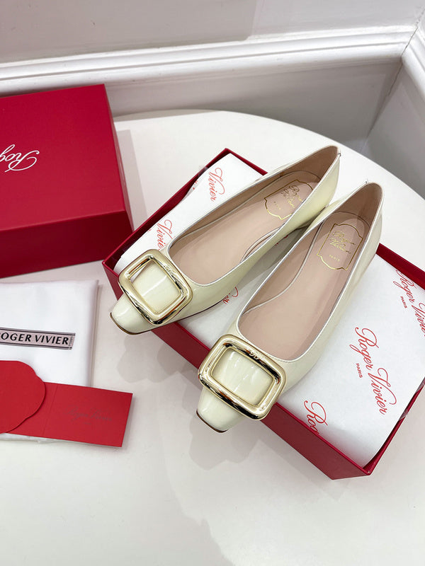 Close-up of Roger Vivier shoes craftsmanship