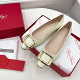 Close-up of Roger Vivier shoes craftsmanship