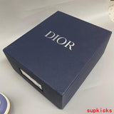 Dior Chocolate Brown Low-Top Sneakers - Toe Detail View