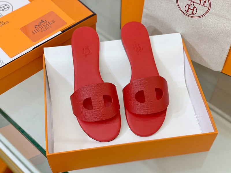 Hermès Nude Classic Ballet Flats - Back View