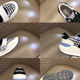 Burberry Black Classic Ballet Flats - Side Profile View