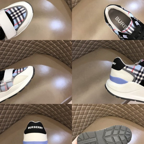 Burberry Black Classic Ballet Flats - Side Profile View
