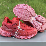 Balenciaga Beige Chunky Platform Sneakers - Sole Detail View