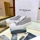 Givenchy Red Ankle Boots - Angled View