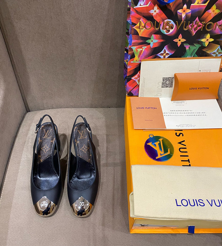 Louis Vuitton Burgundy Loafer Flats - Lifestyle Styling Shot