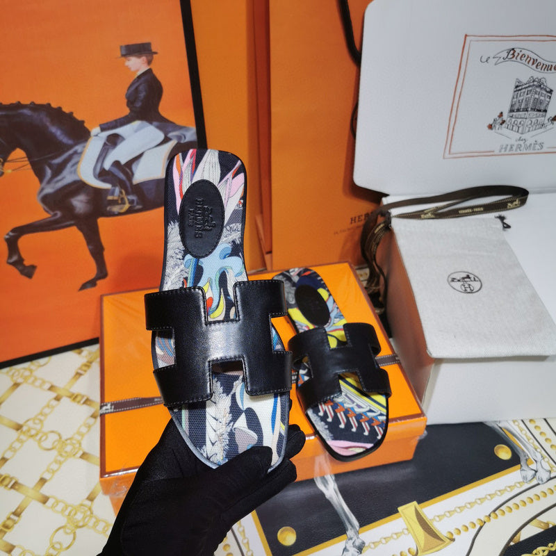 Hermes sandals Style 024 - styled lifestyle view