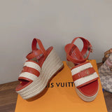 Louis Vuitton shoes Style 356 - logo and branding close-up (alternate angle)