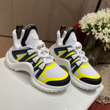 Louis Vuitton shoes Style 285 - close-up of statement logo accent